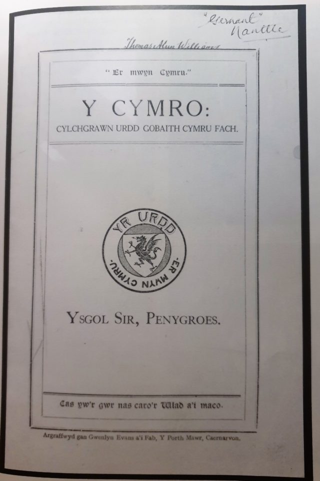Cylchgrawn Cymro 1928